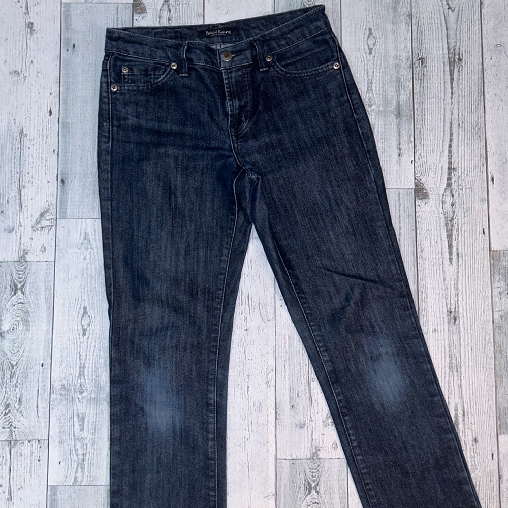David Kahn dark wash bootcut jeans- size 27. Style #3742